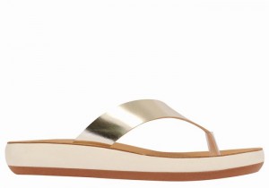 Infradito Ancient Greek Sandals Charys Comfort Donna Oro Bianche | CCM1233XU