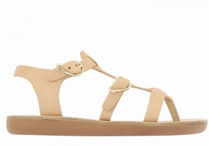 Sandali Bassi Ancient Greek Sandals Little Grace Kelly Soft Bambino Beige | MNO7611IQ