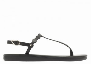 Sandali Con Cinturino Sul Retro Ancient Greek Sandals Velos Flip Flop Donna Nere | AXP8465UW