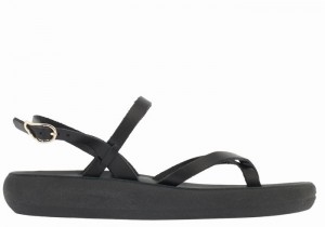 Sandali Con Cinturino Sul Retro Ancient Greek Sandals Tereza Comfort Donna Nere | CJU1362EQ