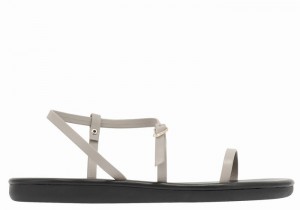 Sandali Con Cinturino Sul Retro Ancient Greek Sandals Niove Donna Grigie Marroni | SEW5272GI