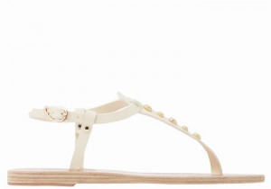 Sandali Con Cinturino Sul Retro Ancient Greek Sandals Lito Bee Donna Bianche | HSG6424KF