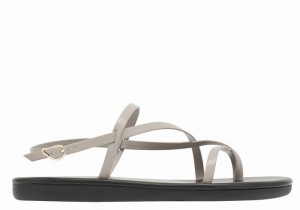 Sandali Con Cinturino Sul Retro Ancient Greek Sandals Alethea Donna Grigie Marroni | UIX855IT