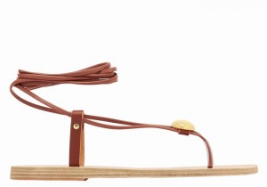 Sandali Da Gladiatore Ancient Greek Sandals Persephone Donna Rosse | FNQ3370NG