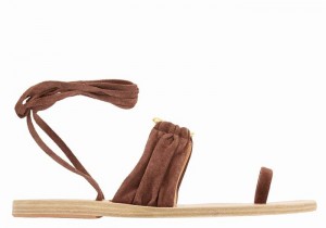 Sandali Da Gladiatore Ancient Greek Sandals Kerasia Donna Caffè | UMX984ZR