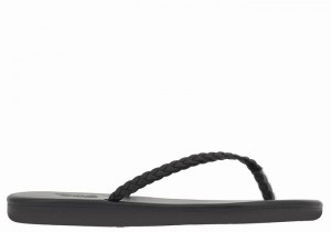 Sandali Intrecciati Ancient Greek Sandals Plage Flip Flop Donna Nere | EOD5967CJ