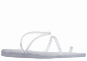 Sandali Intrecciati Ancient Greek Sandals Eleftheria Donna Grigie Oro | LCC4315UU