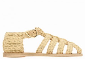 Sandali Pescatore Ancient Greek Sandals Homeria Donna Beige | NLP9793AM