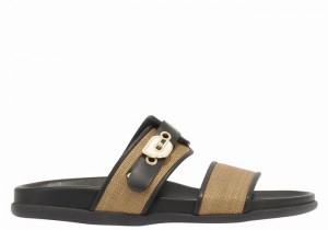 Sandali Scorrevoli Ancient Greek Sandals Latria Donna Marroni Nere | ZLW5777UP