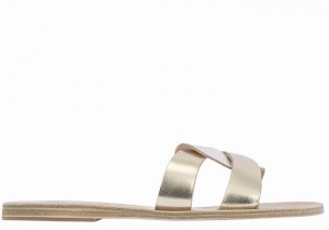 Sandali Scorrevoli Ancient Greek Sandals Desmos Donna Oro Bianche Argento | DTU5719CZ