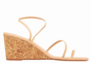 Sandali Zeppa Ancient Greek Sandals Chora Mid Donna Beige | GPA8186OX