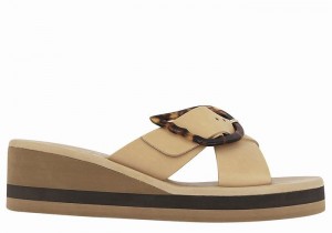 Sandali Zeppa Ancient Greek Sandals Thais Rainbow Donna Beige Nere | ZLK1612GX