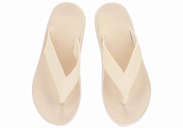 Infradito Ancient Greek Sandals Charys Comfort Donna Bianche | OEL6562ZW