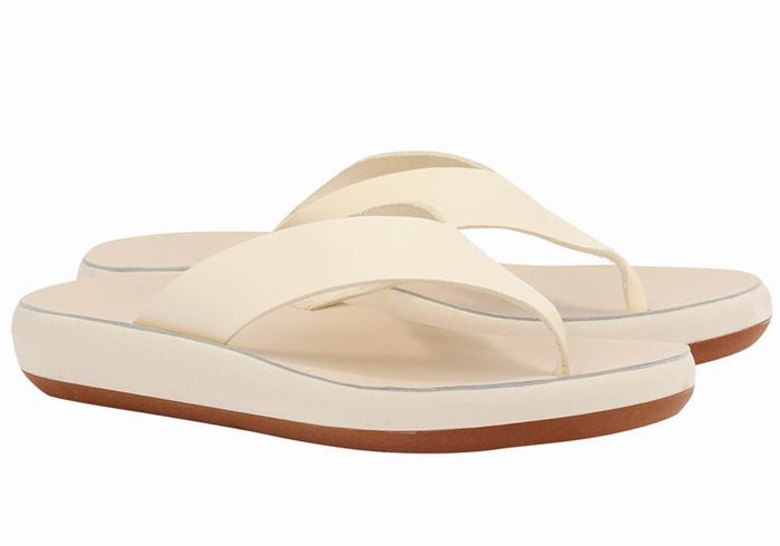 Infradito Ancient Greek Sandals Charys Comfort Donna Bianche | OEL6562ZW