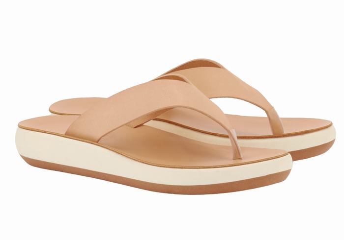 Infradito Ancient Greek Sandals Charys Comfort Donna Beige | SPX1660DX