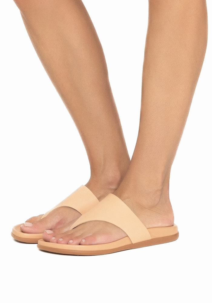 Infradito Ancient Greek Sandals Mera Footbed Donna Beige | ZJU230AE