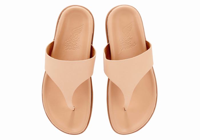 Infradito Ancient Greek Sandals Mera Footbed Donna Beige | ZJU230AE