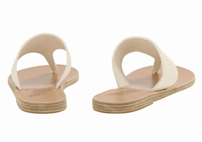 Infradito Ancient Greek Sandals Mera Leather Donna Bianche | LFV4948GG