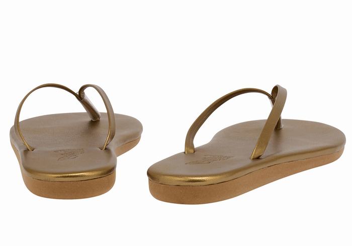 Infradito Ancient Greek Sandals Saionara Donna Oro Marroni | HTF6091TL