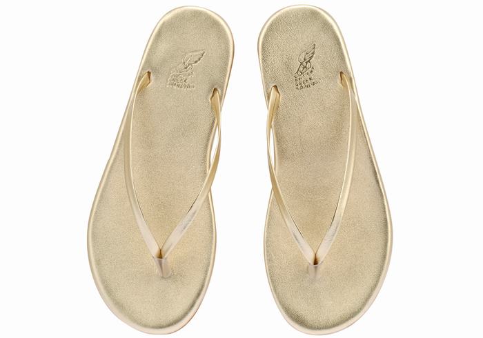 Infradito Ancient Greek Sandals Saionara Donna Oro Bianche | ORD3918CI