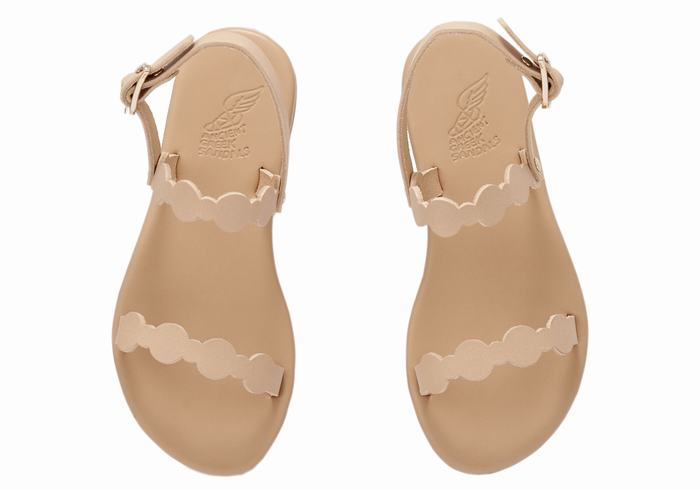 Sandali Bassi Ancient Greek Sandals Little Orion Soft Bambino Beige | ZWJ3423QR