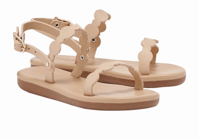 Sandali Bassi Ancient Greek Sandals Little Orion Soft Bambino Beige | ZWJ3423QR