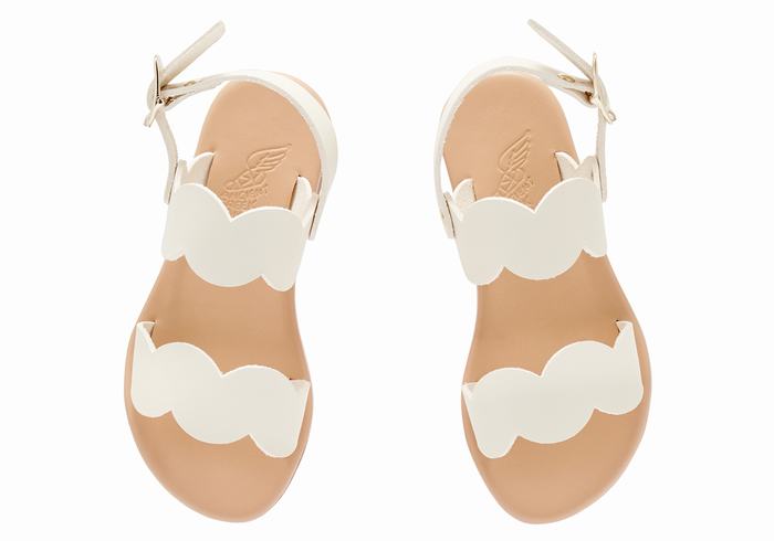 Sandali Bassi Ancient Greek Sandals Little Koxili Soft Bambino Bianche | VRY1179AZ