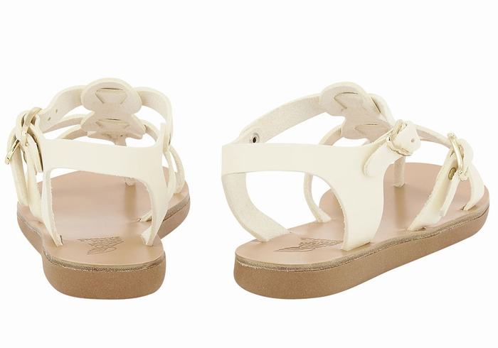 Sandali Bassi Ancient Greek Sandals Little Grace Kelly Soft Bambino Bianche | OIR7590PQ