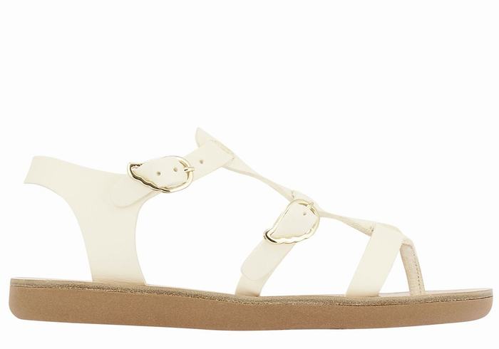 Sandali Bassi Ancient Greek Sandals Little Grace Kelly Soft Bambino Bianche | OIR7590PQ