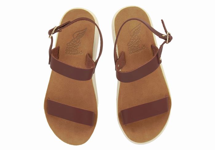 Sandali Casual Ancient Greek Sandals Clio Comfort Donna Caffè | NJL2562VI