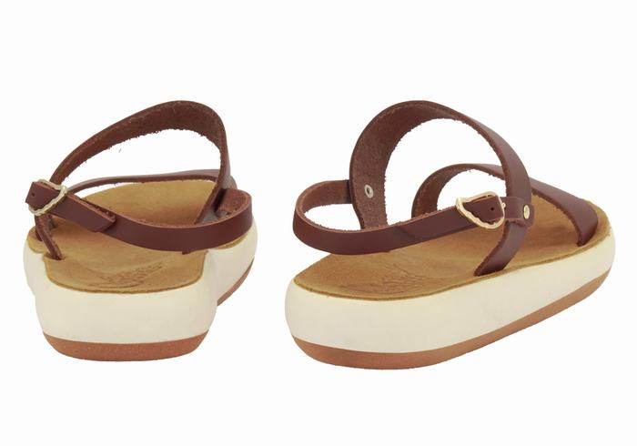 Sandali Casual Ancient Greek Sandals Clio Comfort Donna Caffè | NJL2562VI