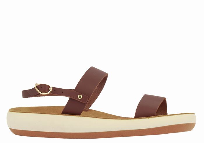 Sandali Casual Ancient Greek Sandals Clio Comfort Donna Caffè | NJL2562VI