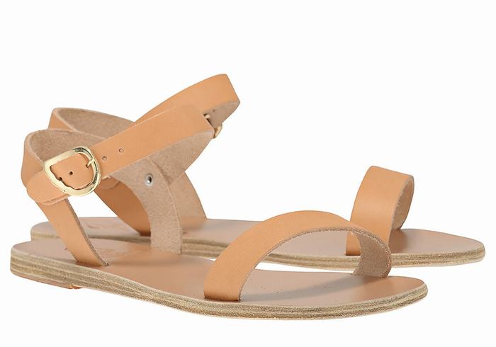 Sandali Casual Ancient Greek Sandals Drama New Leather Donna Beige | CPS9096SQ