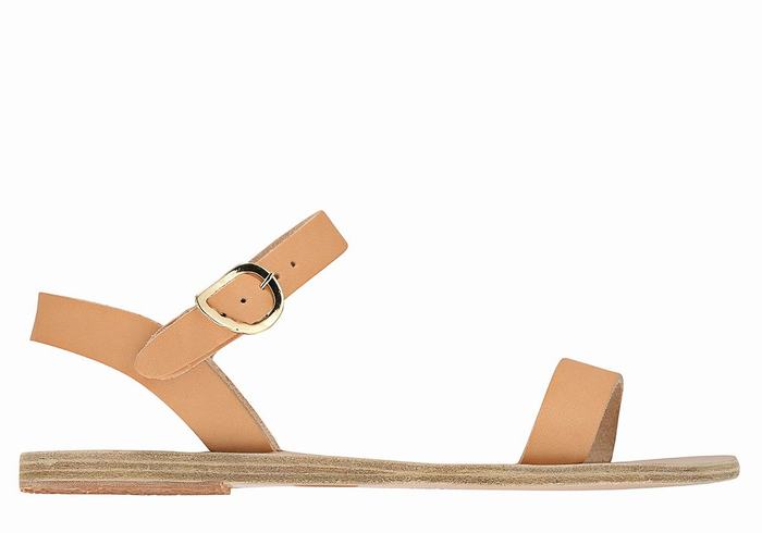 Sandali Casual Ancient Greek Sandals Drama New Leather Donna Beige | CPS9096SQ