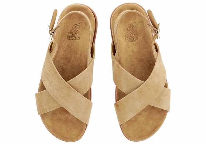 Sandali Casual Ancient Greek Sandals Ikesia Donna Marroni | ZZT1350PH