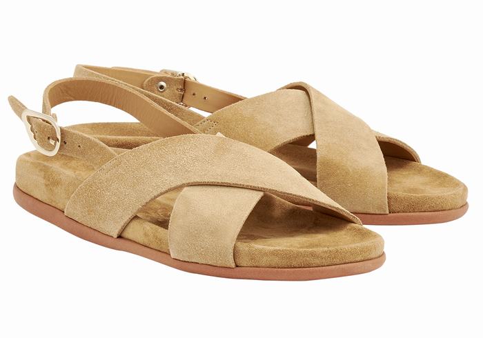 Sandali Casual Ancient Greek Sandals Ikesia Donna Marroni | ZZT1350PH