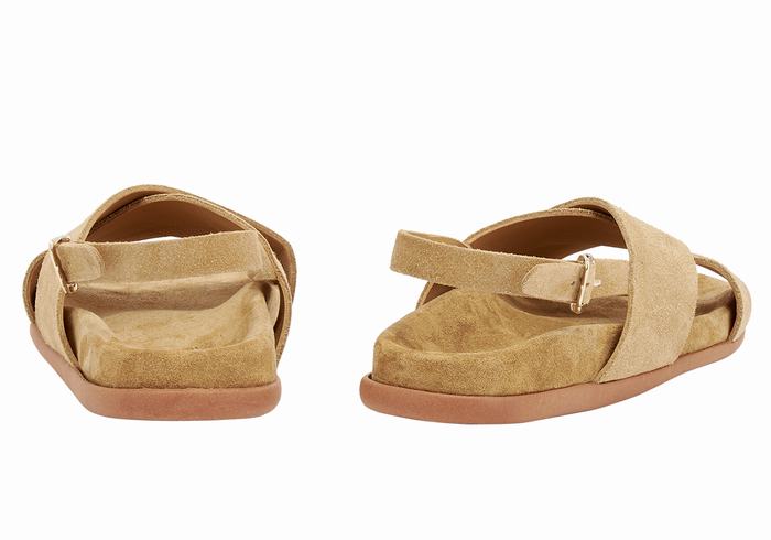 Sandali Casual Ancient Greek Sandals Ikesia Donna Marroni | ZZT1350PH