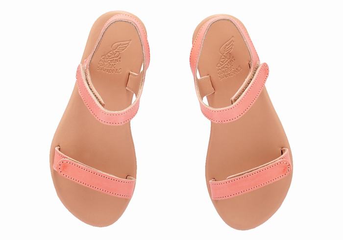 Sandali Casual Ancient Greek Sandals Little Poros Soft Bambino Rosa | QTM4466JS