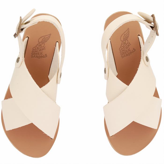 Sandali Casual Ancient Greek Sandals Little Maria Soft Bambino Bianche | WMK5552PP