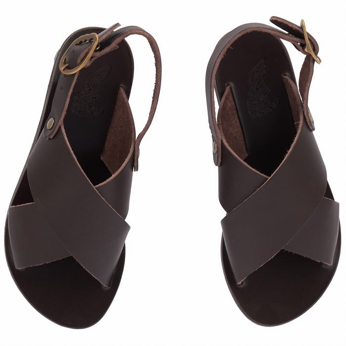 Sandali Casual Ancient Greek Sandals Little Maria Soft Bambino Cioccolato | PSL8619WA