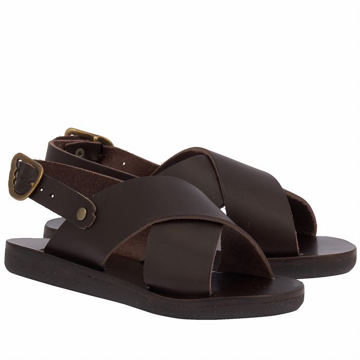 Sandali Casual Ancient Greek Sandals Little Maria Soft Bambino Cioccolato | PSL8619WA