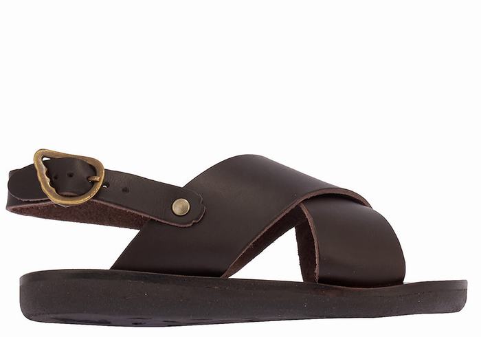 Sandali Casual Ancient Greek Sandals Little Maria Soft Bambino Cioccolato | PSL8619WA