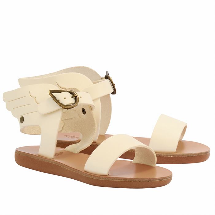 Sandali Casual Ancient Greek Sandals Little Ikaria Soft Bambino Bianche | SDD2318AC