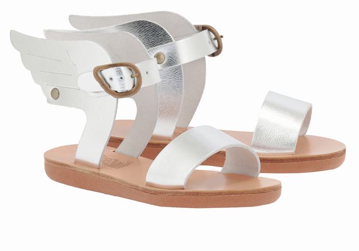 Sandali Casual Ancient Greek Sandals Little Ikaria Soft Bambino Argento | XHW273DD