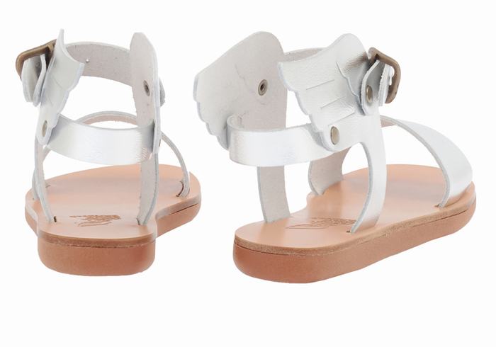 Sandali Casual Ancient Greek Sandals Little Ikaria Soft Bambino Argento | XHW273DD