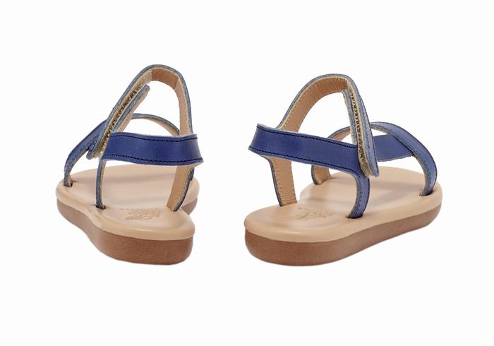 Sandali Casual Ancient Greek Sandals Little Iasonas Soft Bambino Blu Scuro | TYP8828CM