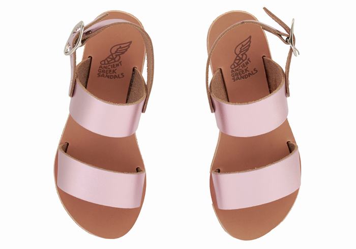 Sandali Casual Ancient Greek Sandals Little Clio Soft Bambino Rosa | TWS6998BQ