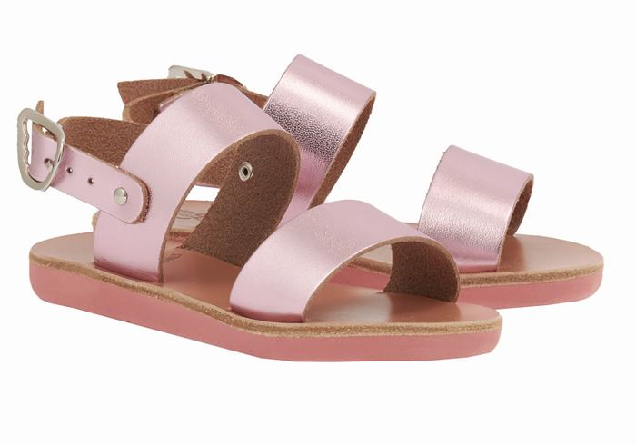 Sandali Casual Ancient Greek Sandals Little Clio Soft Bambino Rosa | TWS6998BQ