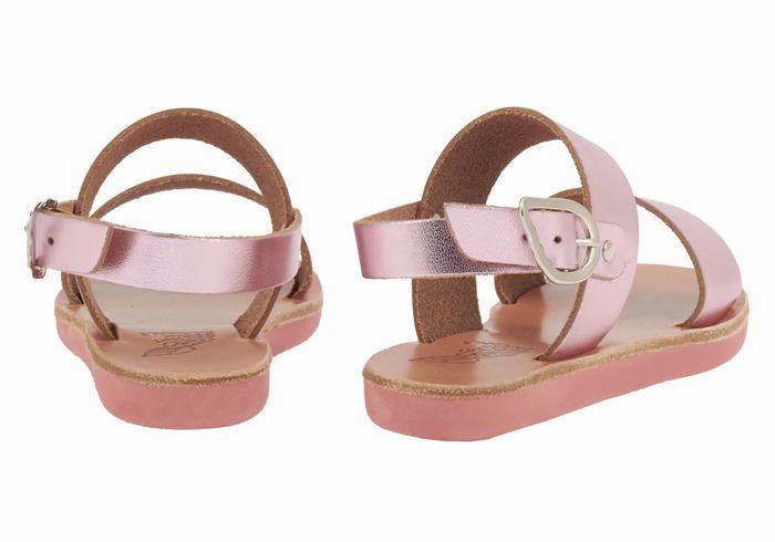 Sandali Casual Ancient Greek Sandals Little Clio Soft Bambino Rosa | TWS6998BQ