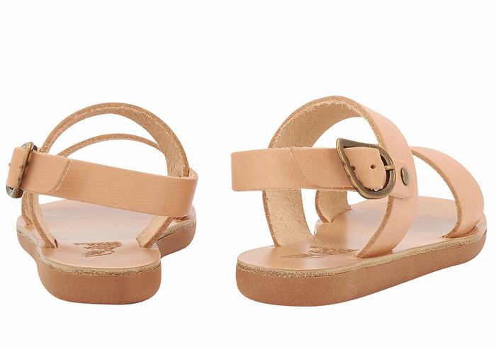 Sandali Casual Ancient Greek Sandals Little Clio Soft Bambino Beige | JGQ9019KT